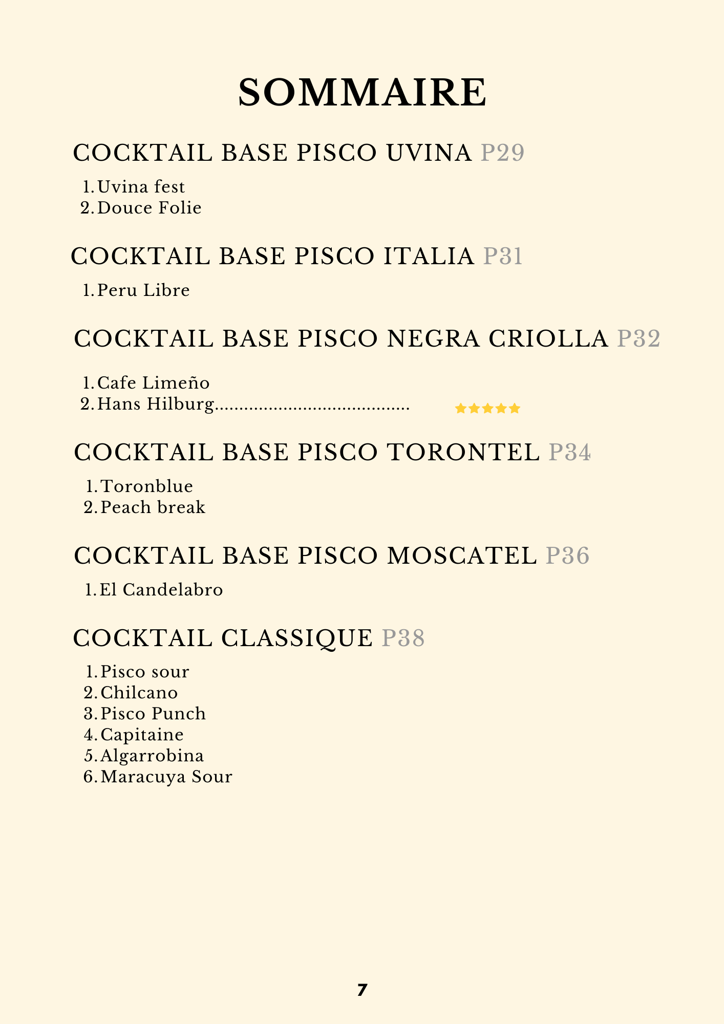 livret cocktail pisco 7